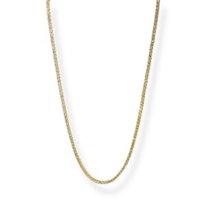 Colar Zircônias Banho Ouro