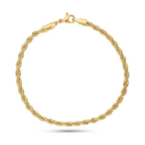 Pulseira Cordão Baiano Banho Ouro